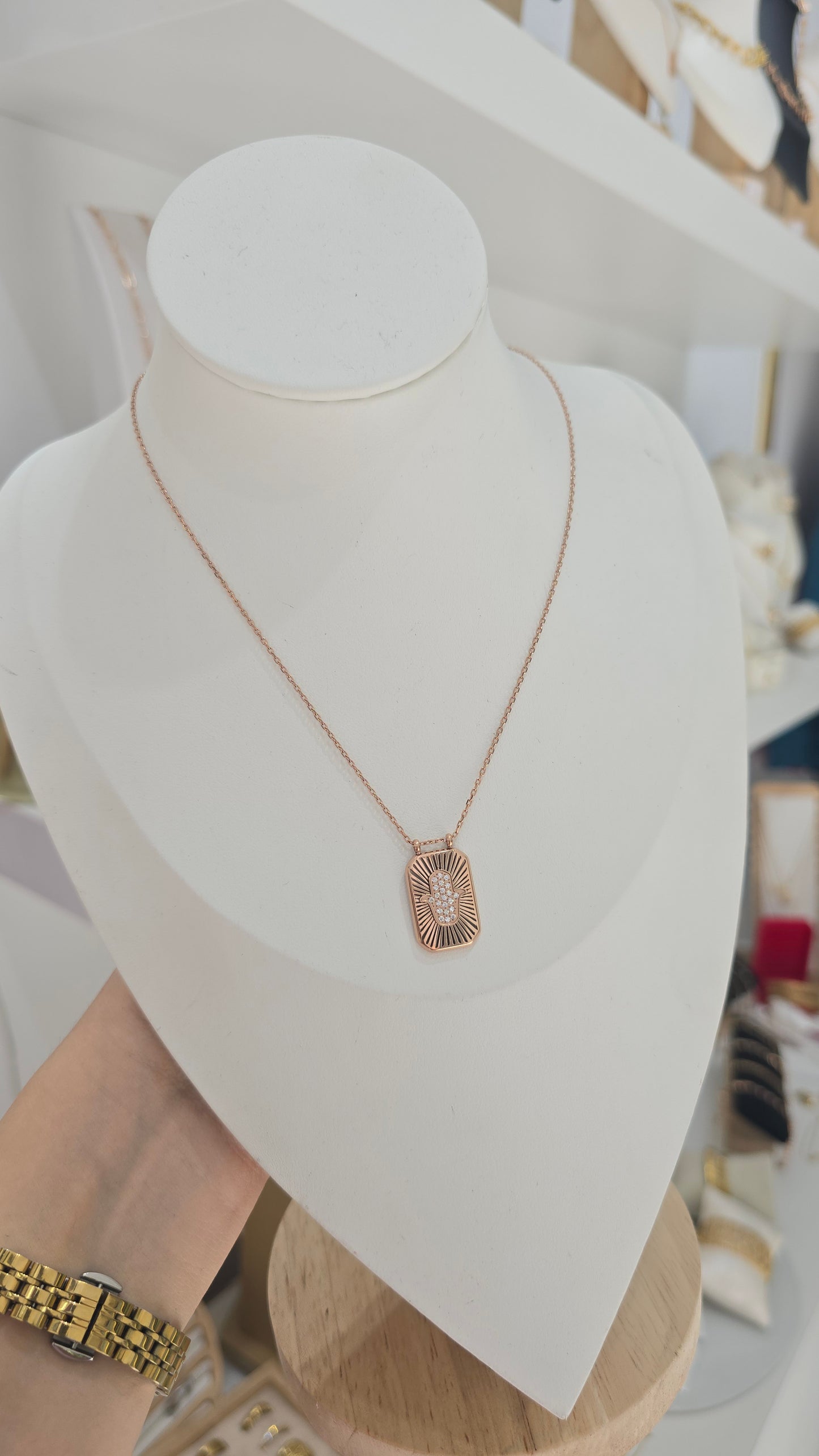 Collier KHMISSA M3 rose gold