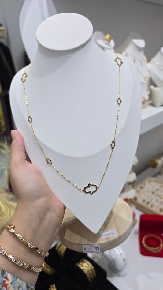 Sautoir pendentif avec khmissa