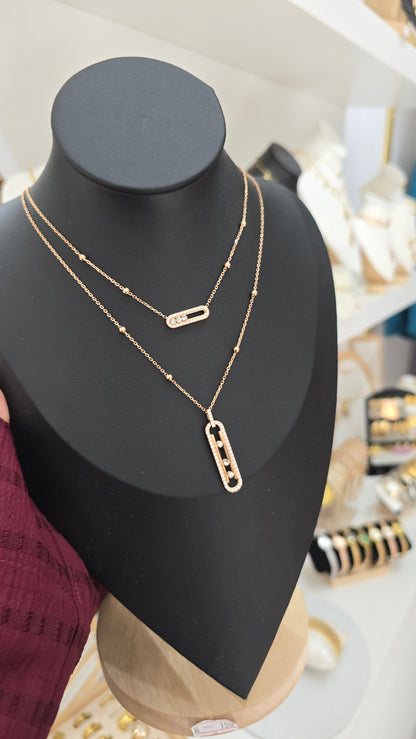 Collier double rang