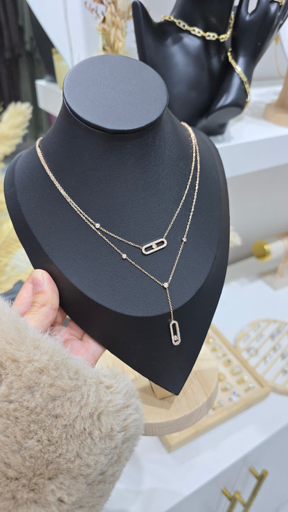 Collier double rang