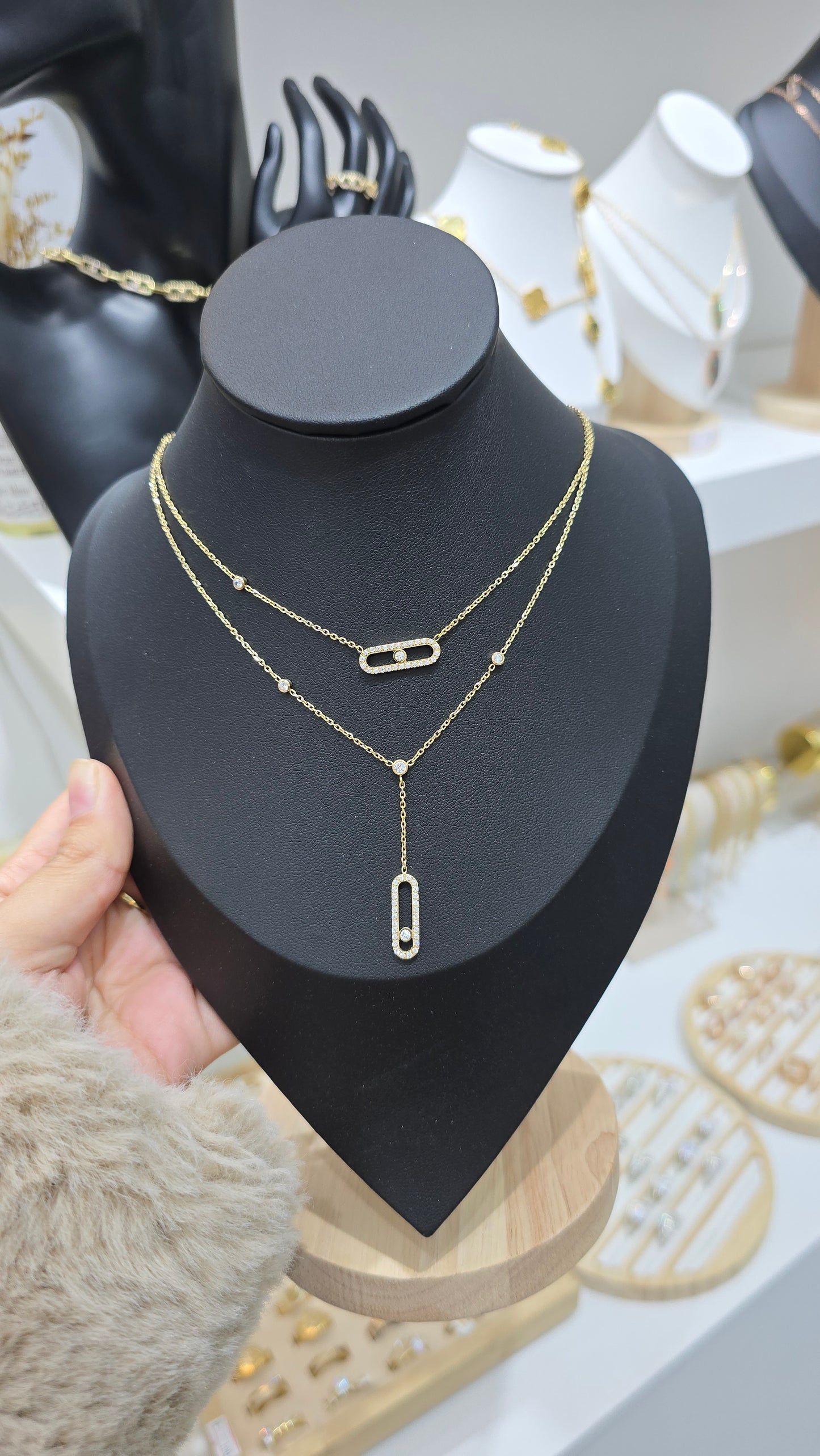 Collier double rang